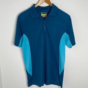 PGA Tour pro series short sleeve polo shirt.  Lightweight. Athletic Fit. Size M.